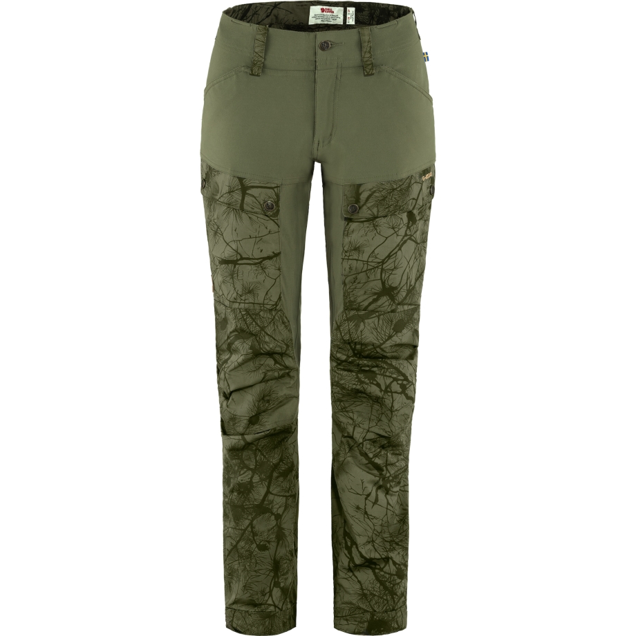 Fjällräven Canada Green Camo-Laurel Green Keb Trousers W Reg