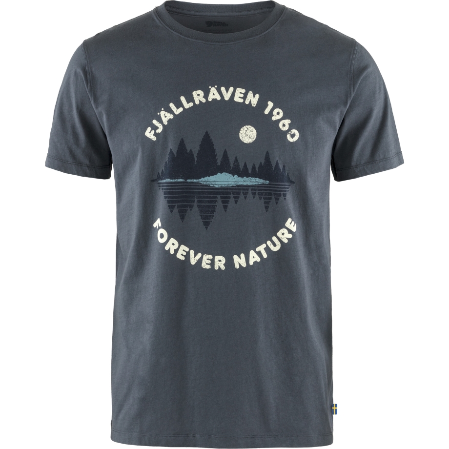 Navy Fjällräven Canada Forest Mirror T-Shirt M