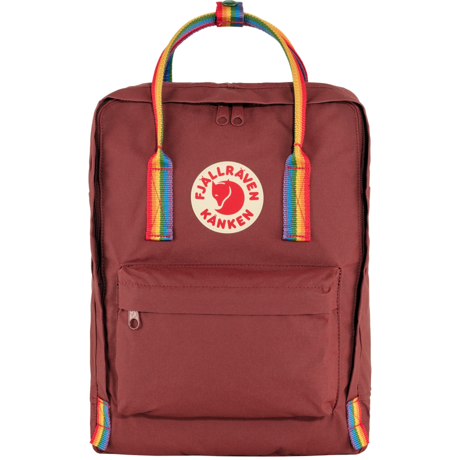 Fjällräven Canada Ox Red-Rainbow Pattern Kånken Rainbow