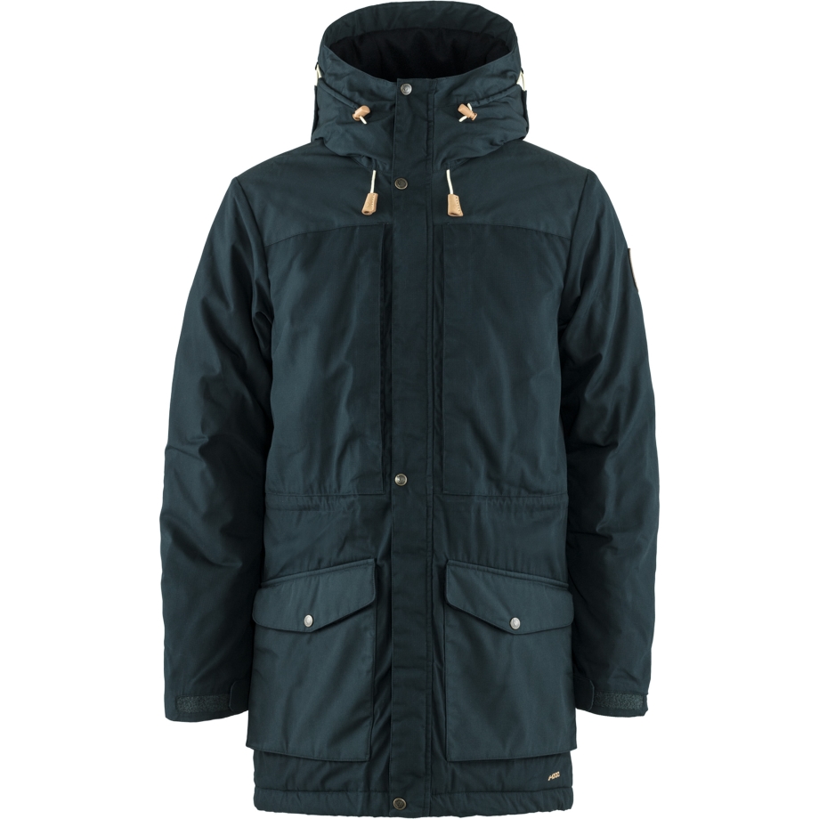 Dark Navy Fjällräven Canada Singi Wool Padded Parka M