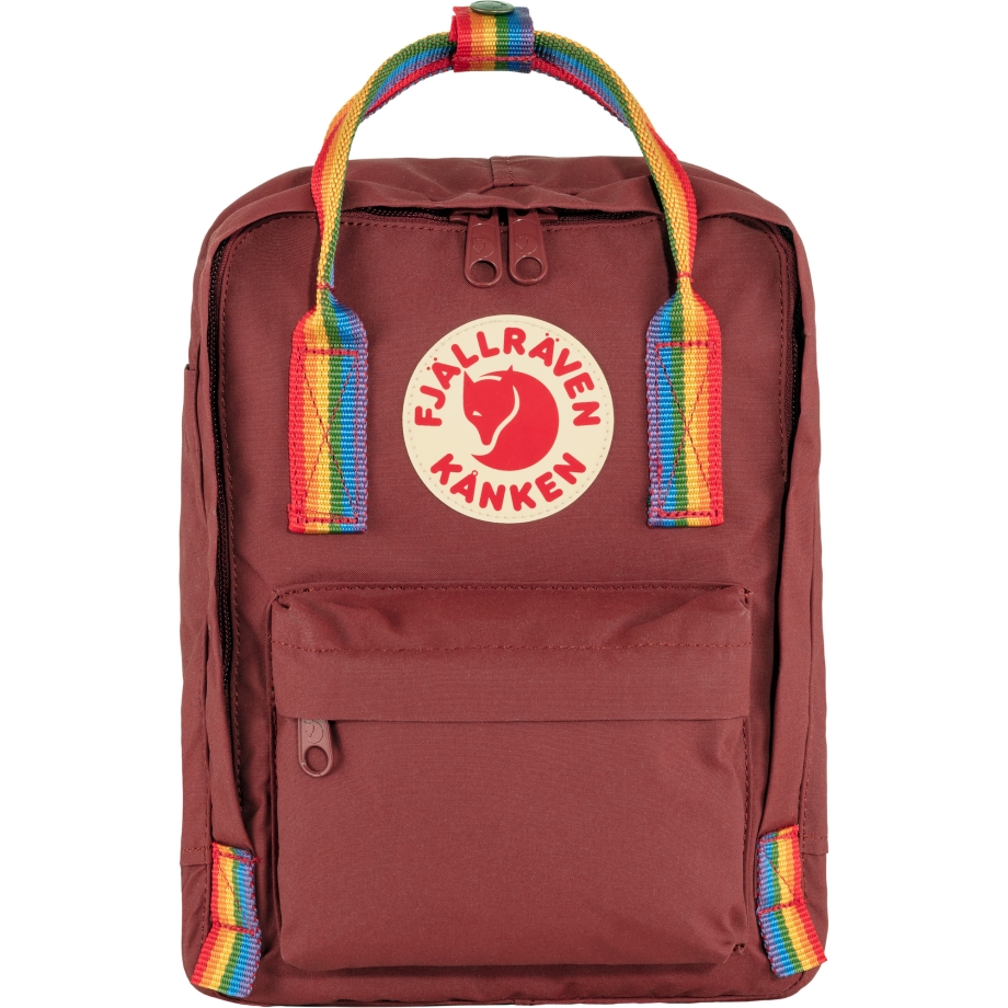 Kånken Rainbow Mini Ox Red-Rainbow Pattern Fjällräven Canada