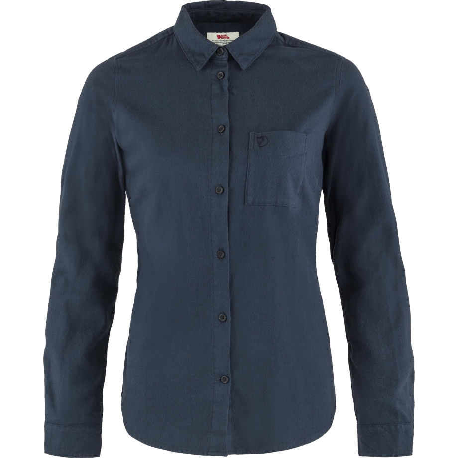 Navy-Navy Övik Flannel Shirt W Fjällräven Canada