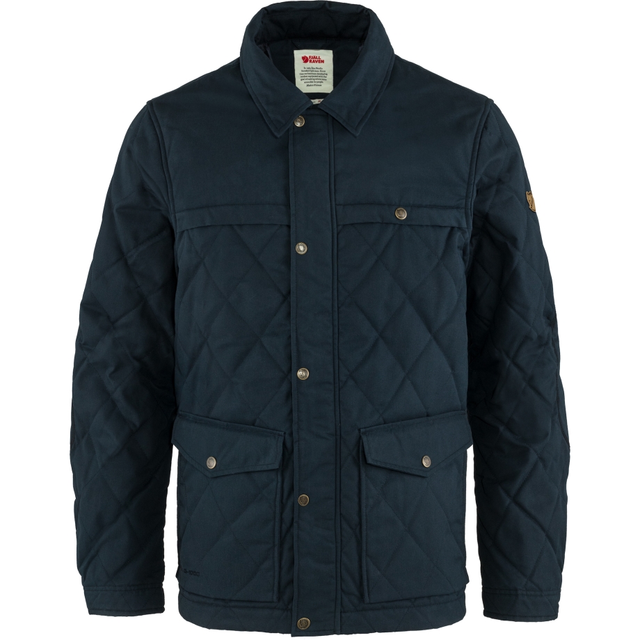Övik Wool Padded Jacket M Fjällräven Canada Dark Navy