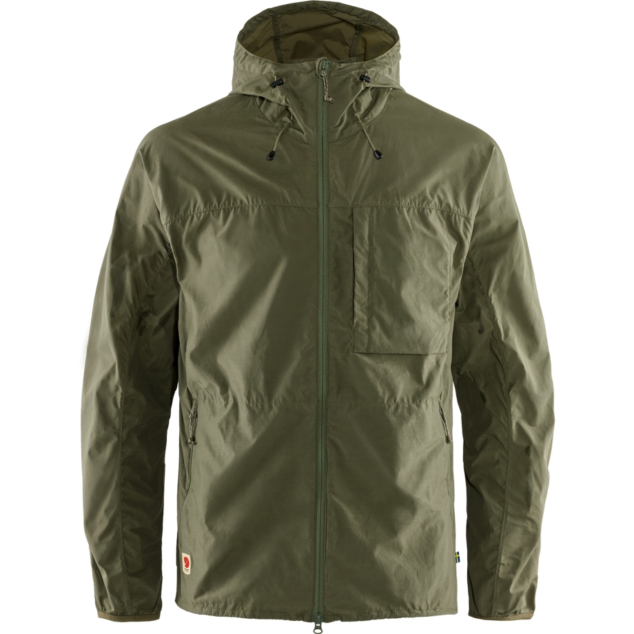 Green Fjällräven Canada Brand High Coast Wind Jacket M