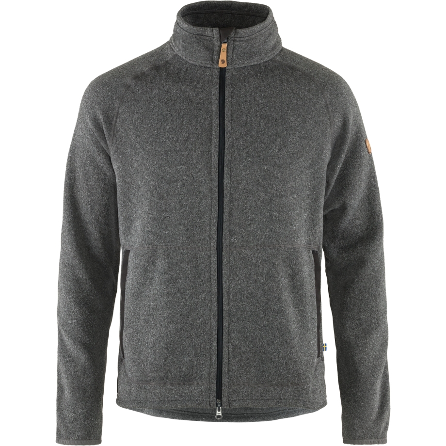 Fjällräven Canada Övik Fleece Zip Sweater M Dark Grey