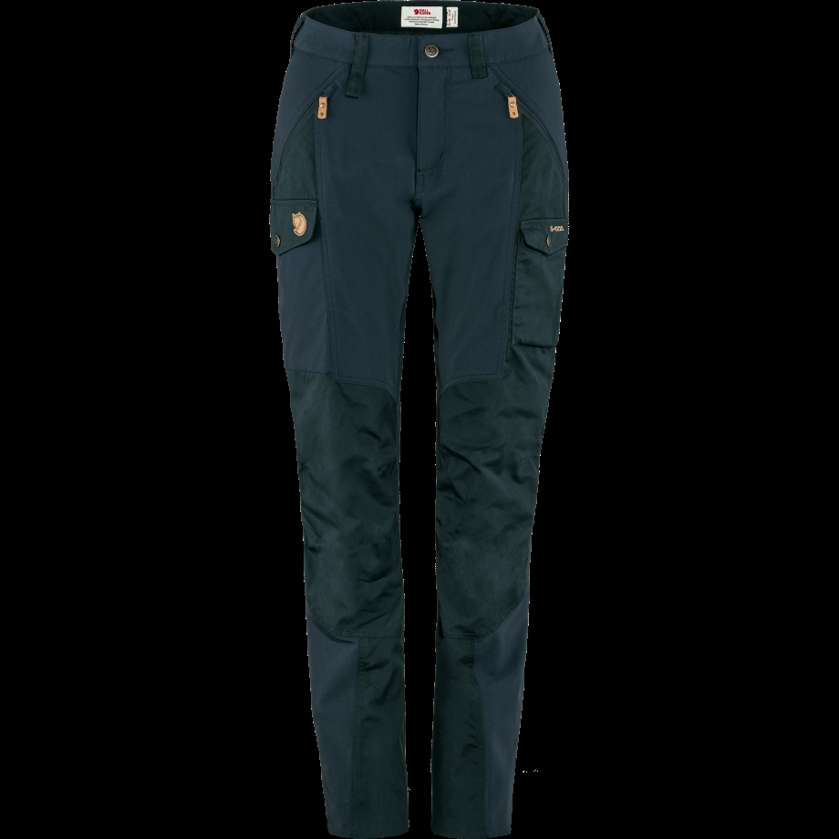 Dark Navy Nikka Trousers Curved W Long Fjällräven Canada
