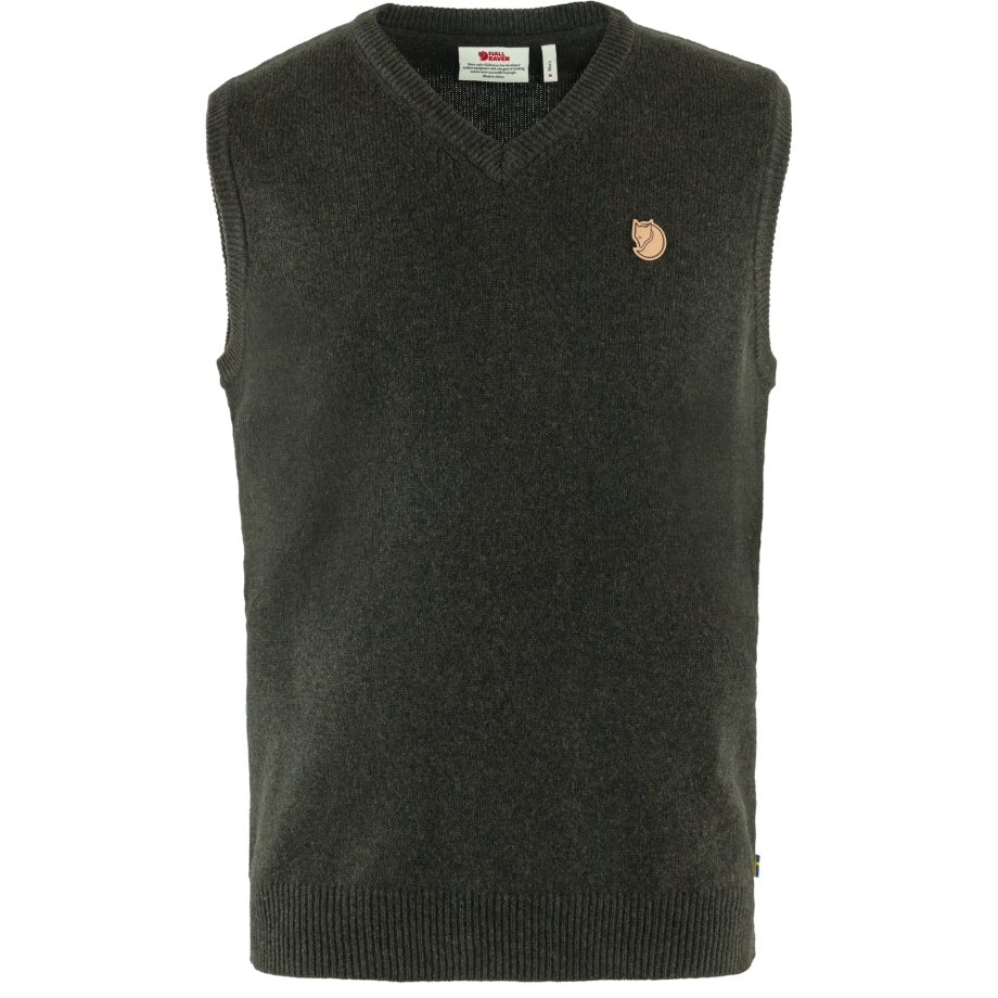 Övik Wool Vest M Fjällräven Canada Dark Olive