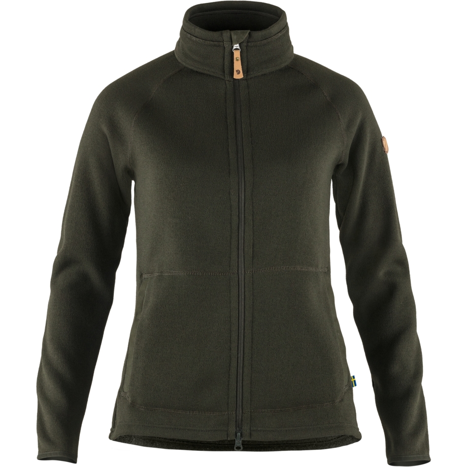 Fjällräven Canada Deep Forest Övik Fleece Zip Sweater W