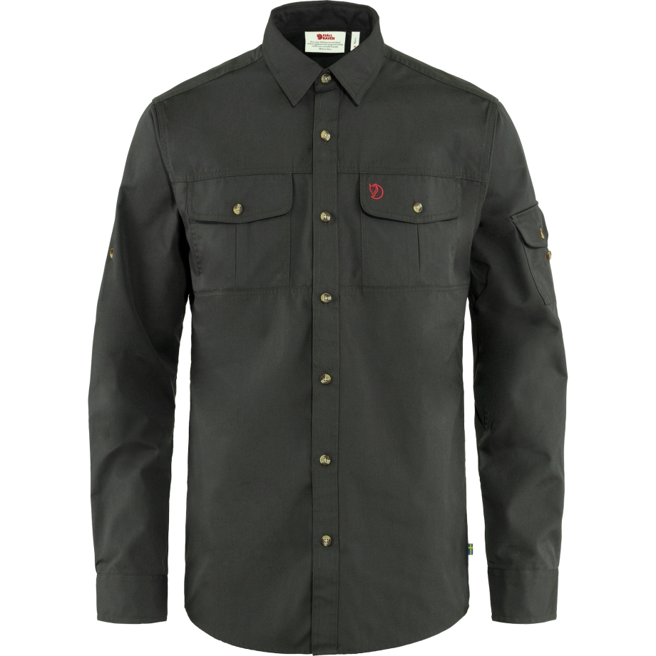 Fjällräven Canada Dark Grey Singi Trekking Shirt Ls M