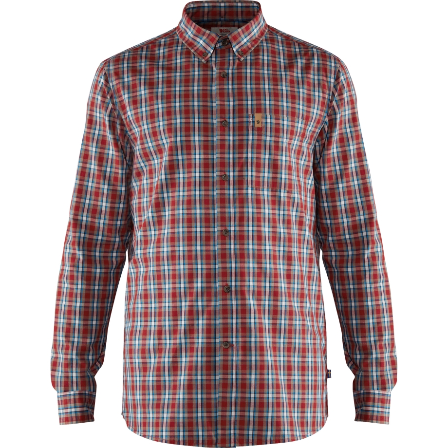 Övik Shirt Ls M Fjällräven Canada Deep Red