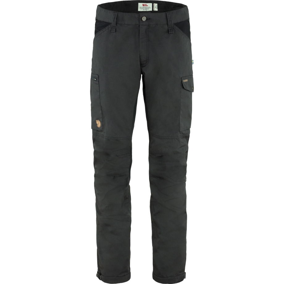 Fjällräven Canada Dark Grey-Black Kaipak Trousers M Long
