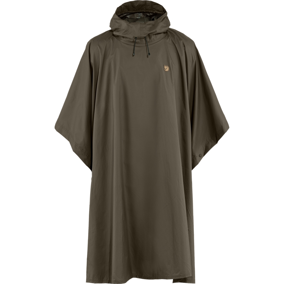 Dark Olive Fjällräven Canada Poncho