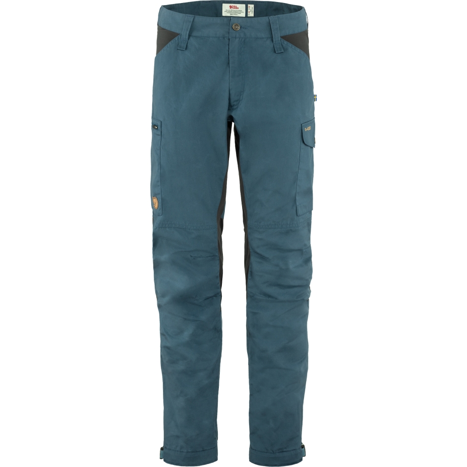 Fjällräven Canada Kaipak Trousers M Long Uncle Blue-Dark Grey