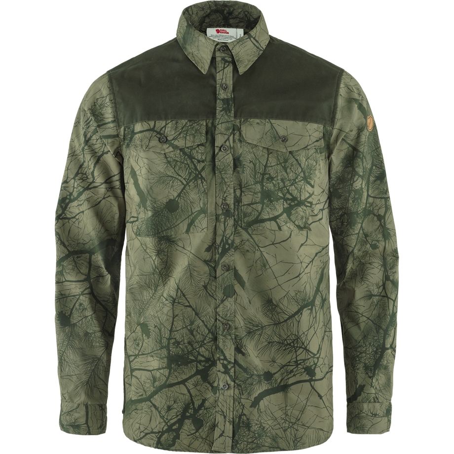 Värmland G-1000 Shirt M Green Camo-Deep Forest Fjällräven Canada