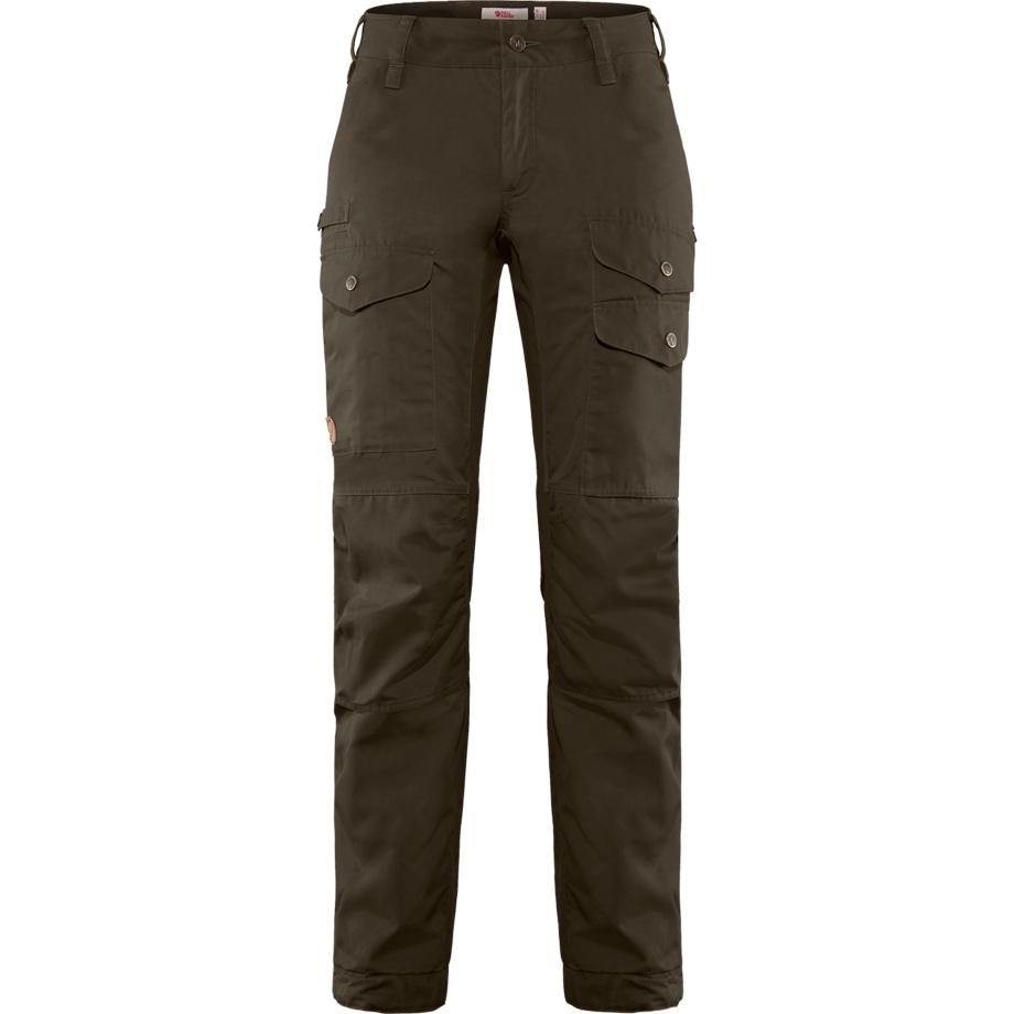 Dark Olive Fjällräven Canada Vidda Pro Ventilated Trousers W Short