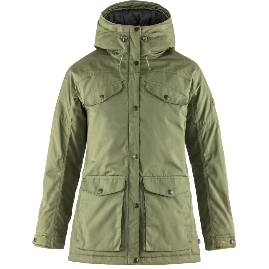 Green Fjällräven Canada Vidda Pro Wool Padded Jacket W