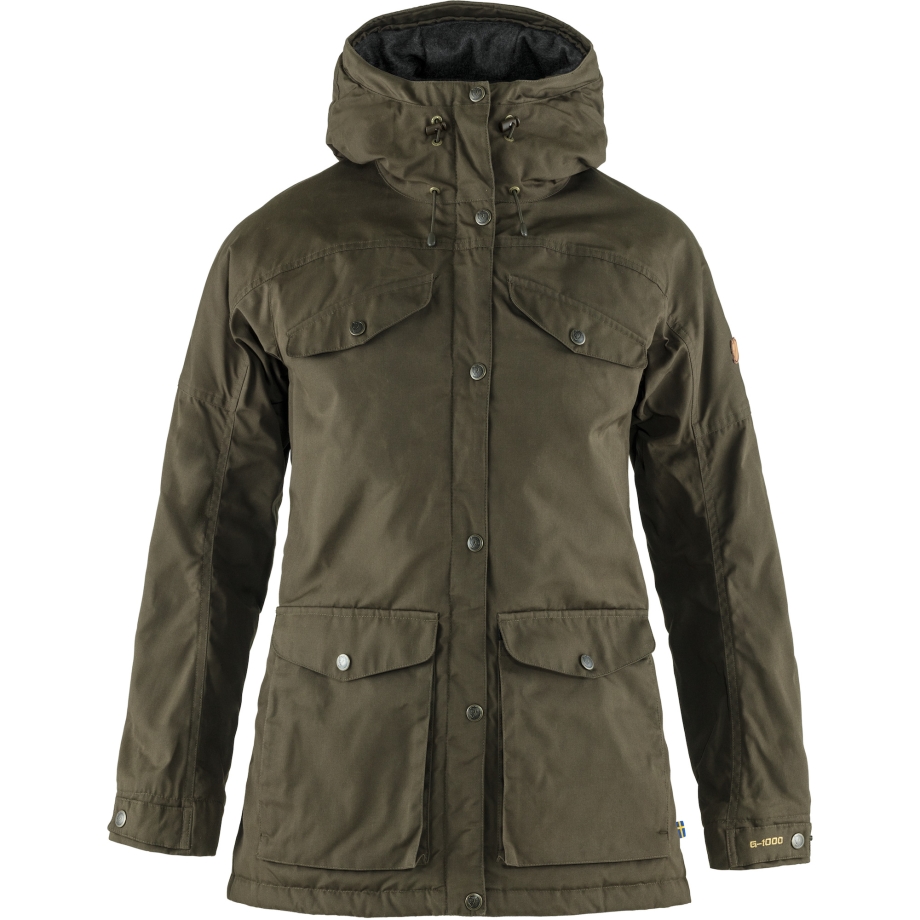 Dark Olive Vidda Pro Wool Padded Jacket W Fjällräven Canada
