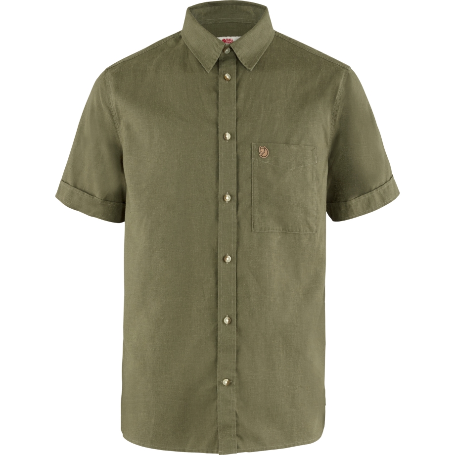Green Övik Travel Shirt Ss M Fjällräven Canada