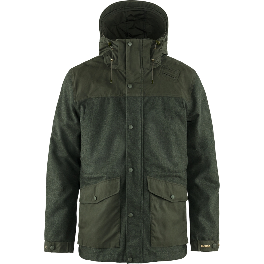 Deep Forest Värmland Wool Jacket M Fjällräven Canada Brand