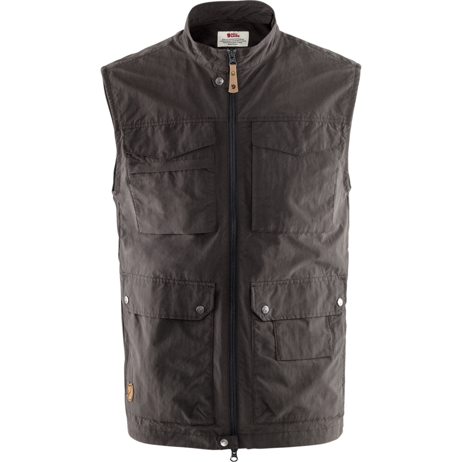 Dark Grey Travellers Mt Vest M Fjällräven Canada