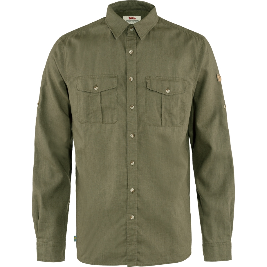 Green Övik Travel Shirt Ls M Fjällräven Canada