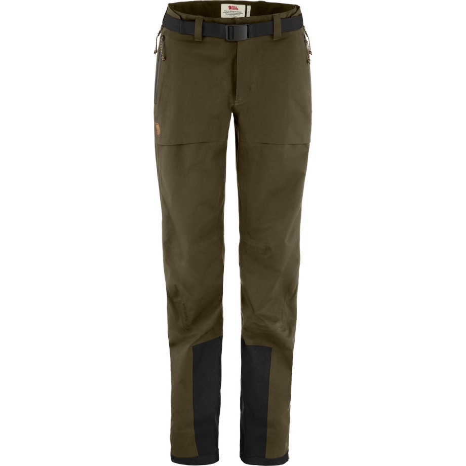Keb Eco-Shell Trousers W Fjällräven Canada Dark Olive