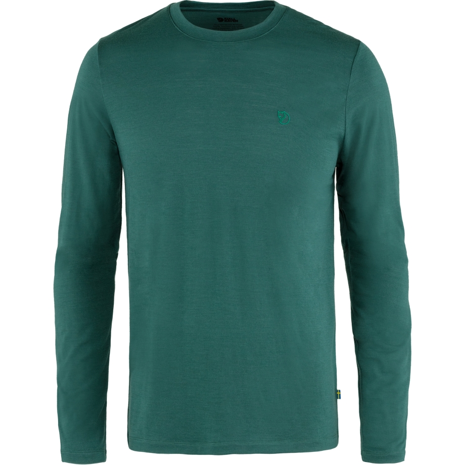 Arctic Green Fjällräven Canada Abisko Wool Ls M