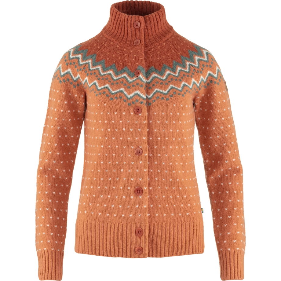 Övik Knit Cardigan W Desert Brown Fjällräven Canada