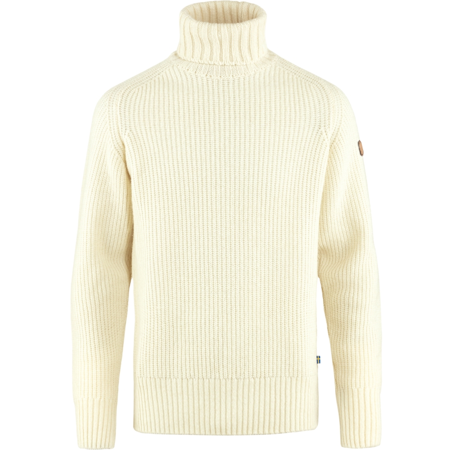 Övik Roller Neck Sweater M Chalk White Fjällräven Canada
