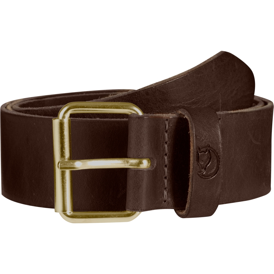 Singi Belt 4 Cm Fjällräven Canada Brand Leather Brown