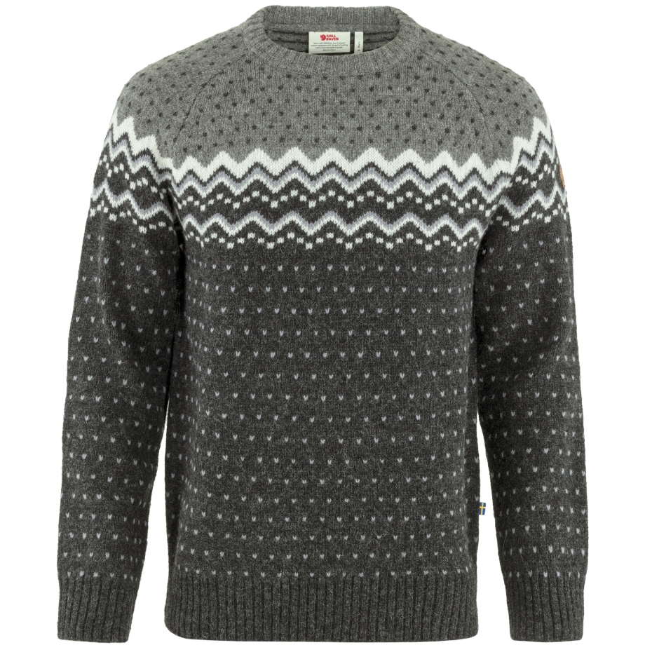 Fjällräven Canada Dark Grey-Grey Övik Knit Sweater M