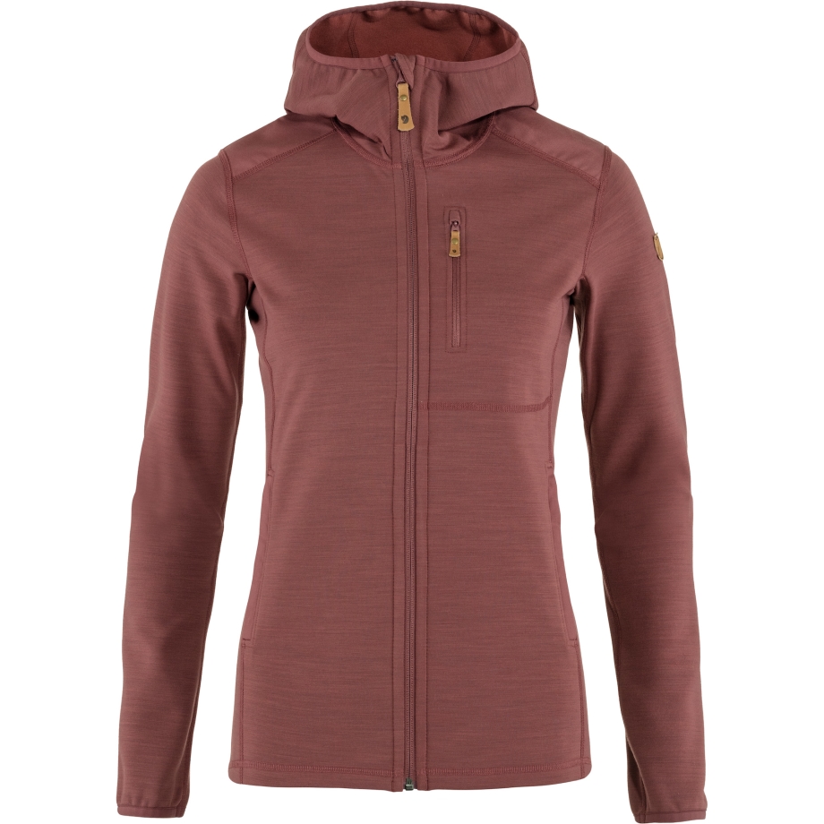Mesa Purple Fjällräven Canada Keb Fleece Hoodie W