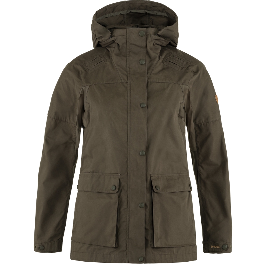 Forest Hybrid Jacket W Fjällräven Canada Dark Olive