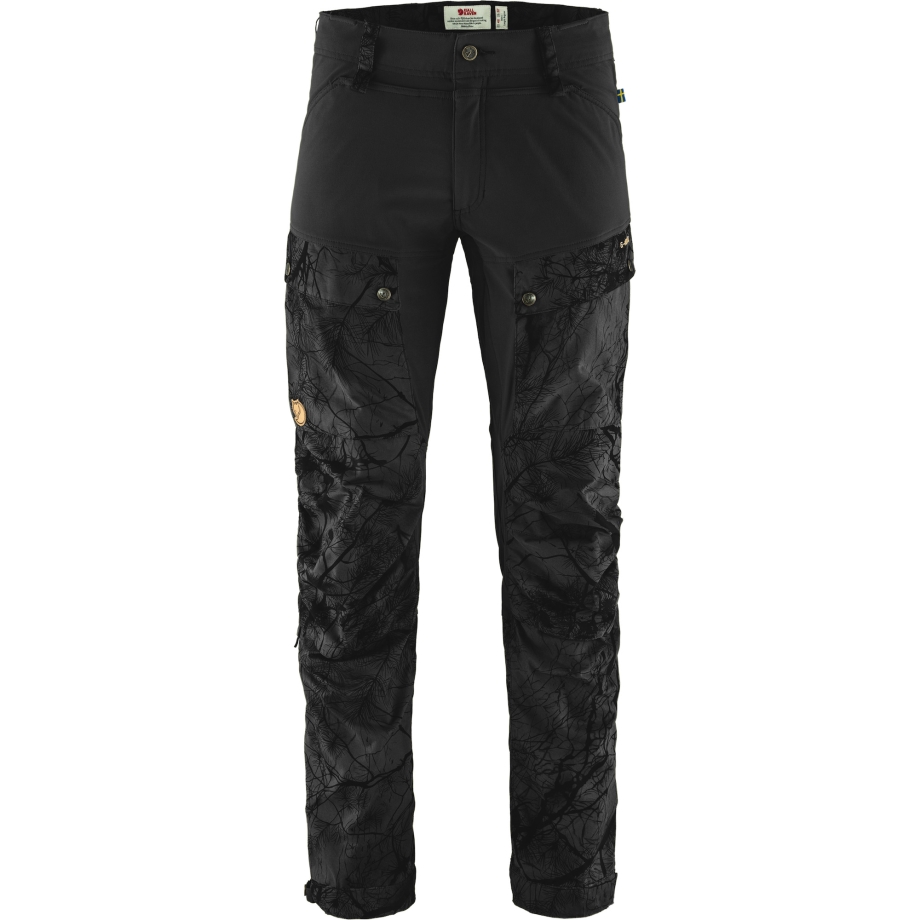 Fjällräven Canada Keb Trousers M Reg Black Camo-Black