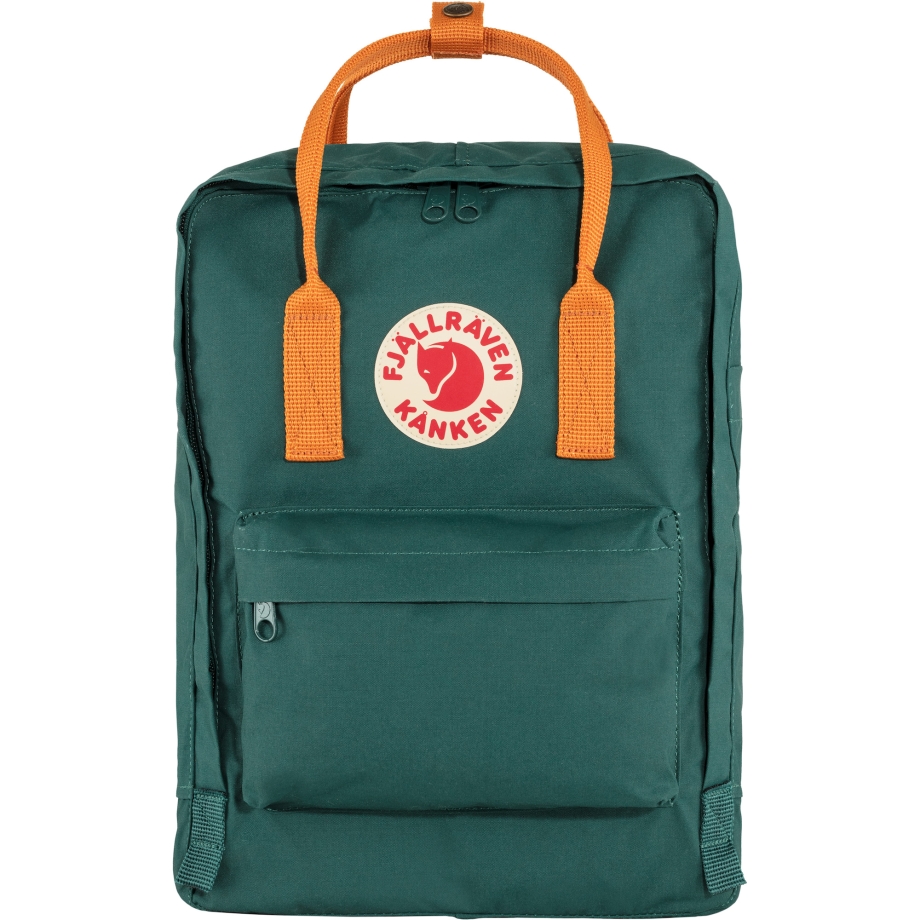 Arctic Green-Spicy Orange Fjällräven Canada Kånken
