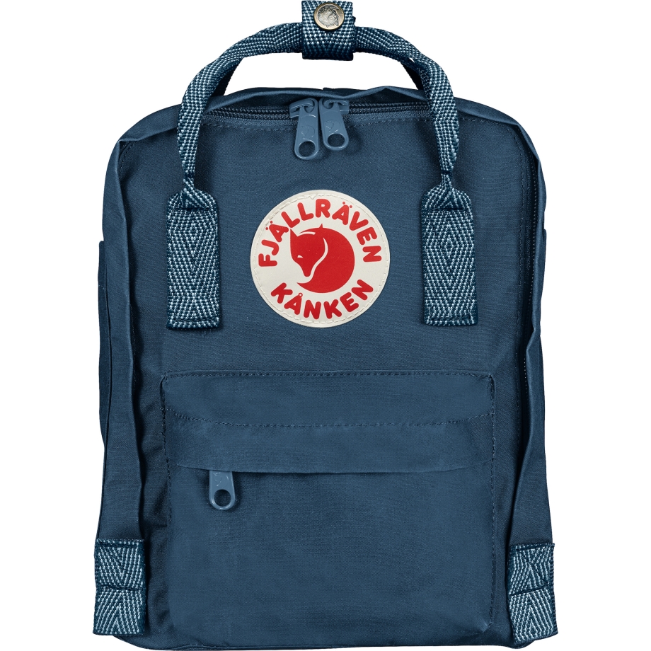 Royal Blue-Goose Eye Kånken Mini Fjällräven Canada
