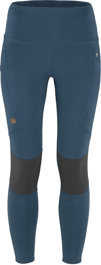 Indigo Blue-Iron Grey Fjällräven Canada Abisko Trekking Tights Pro W