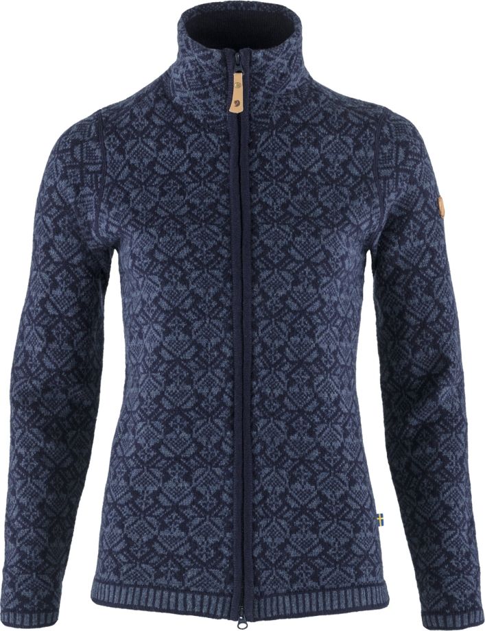 Snow Cardigan W Dark Navy Fjällräven Canada