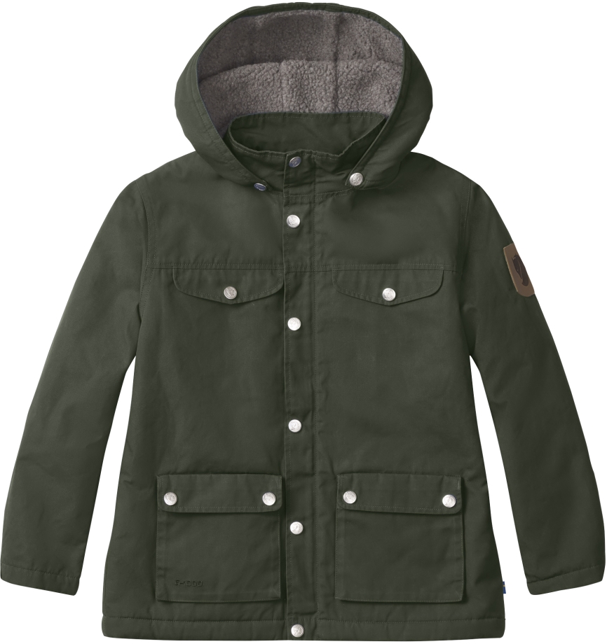 Kids Greenland Winter Jacket Fjällräven Canada Deep Forest