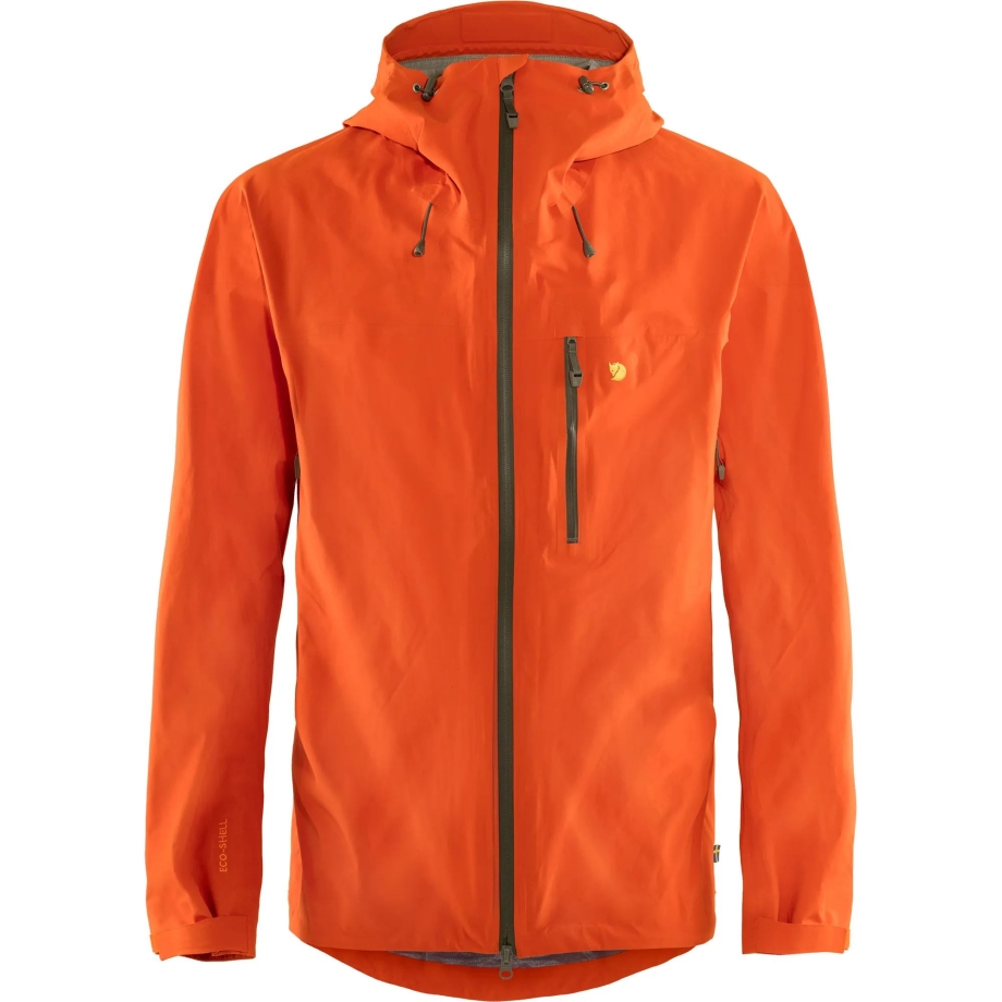 Bergtagen Lite Eco-Shell Jacket M Fjällräven Canada Hokkaido Orange