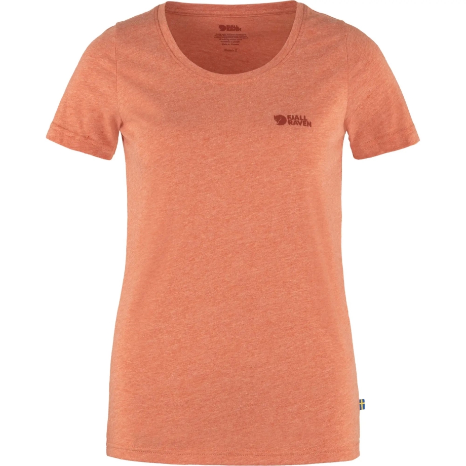 Fjällräven Canada Rowan Red-Melange Logo T-Shirt W