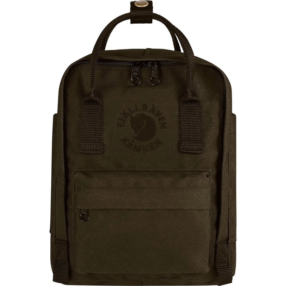 Dark Olive Fjällräven Canada Re-Kånken Mini