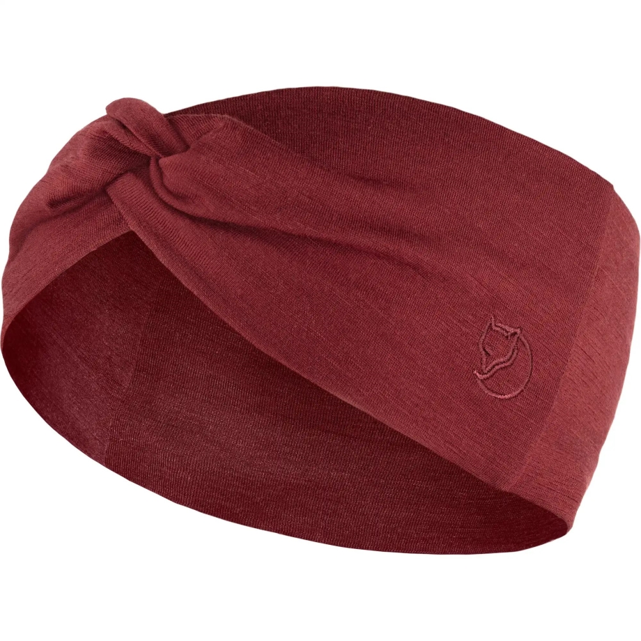 Abisko Wool Headband Pomegranate Red Fjällräven Canada