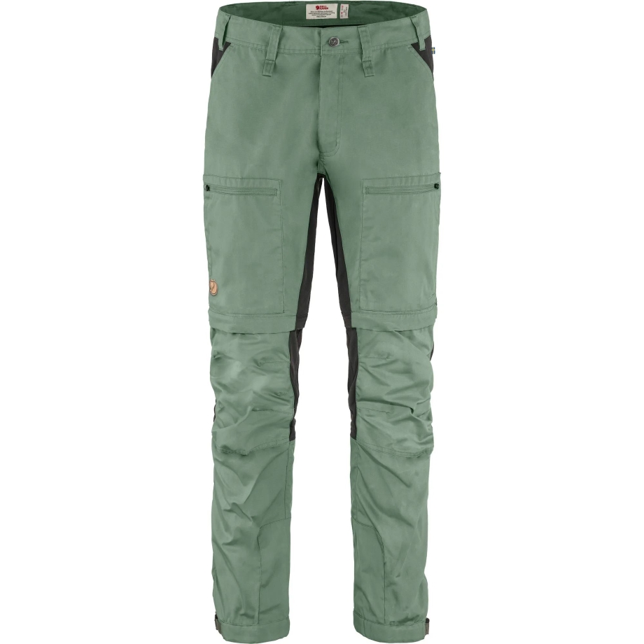Fjällräven Canada Abisko Lite Trekking Zip-Off M Long Patina Green-Dark Grey