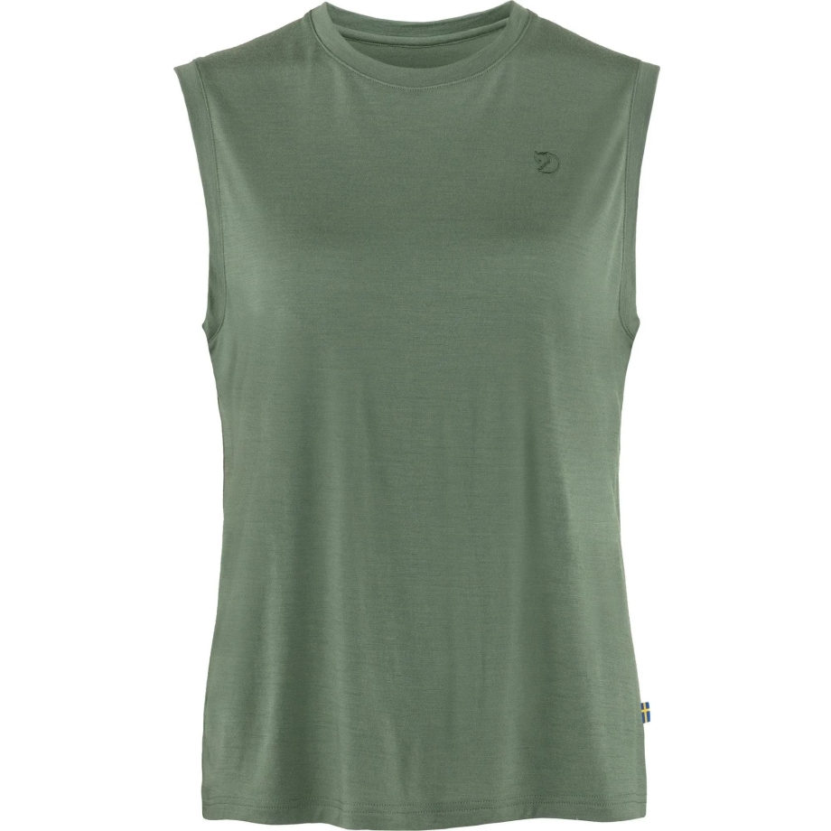 Fjällräven Canada Abisko Wool Tank Top W Patina Green