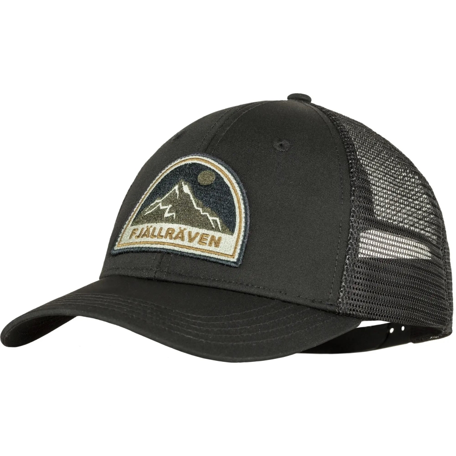 Black Fjällräven Canada Badge Långtradarkeps