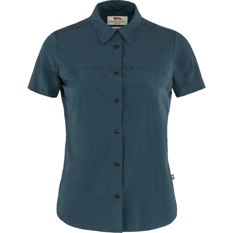 Fjällräven Canada High Coast Lite Shirt Ss W Navy