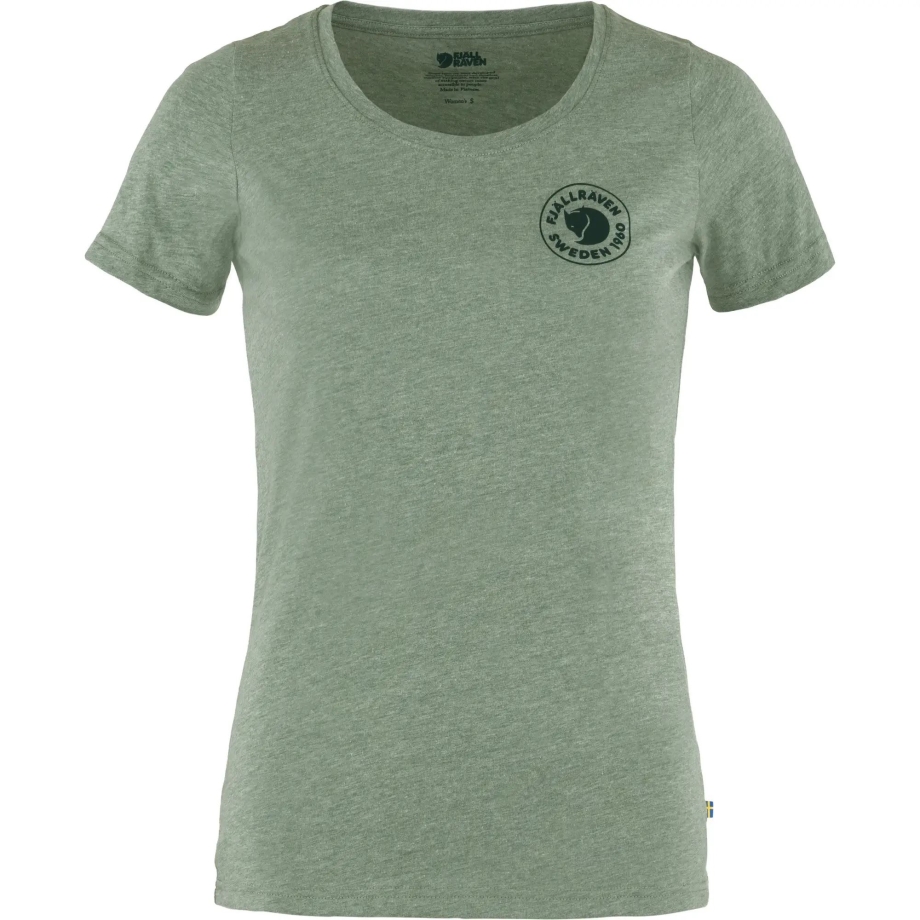 1960 Logo T-Shirt W Patina Green-Melange Fjällräven Canada