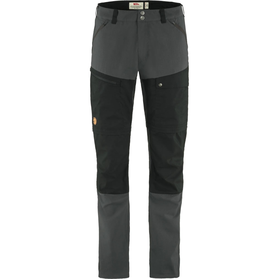 Dark Grey-Black Abisko Midsummer Zip Off Trousers M Long Fashion Fjällräven Canada