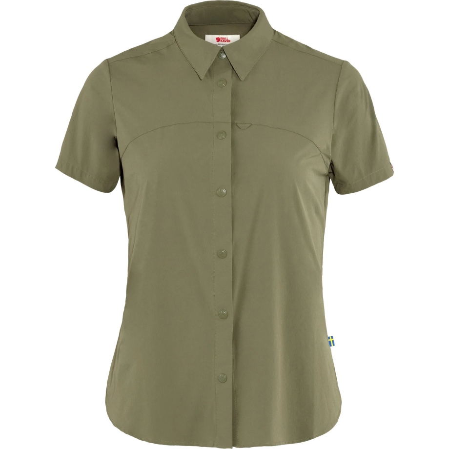 High Coast Lite Shirt Ss W Green Fjällräven Canada